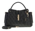 GUESS Yvonne Logo Girlfriend Satchel Coal Logo GUESS Yvonne Logo Girlfriend Satchel Coal Logo