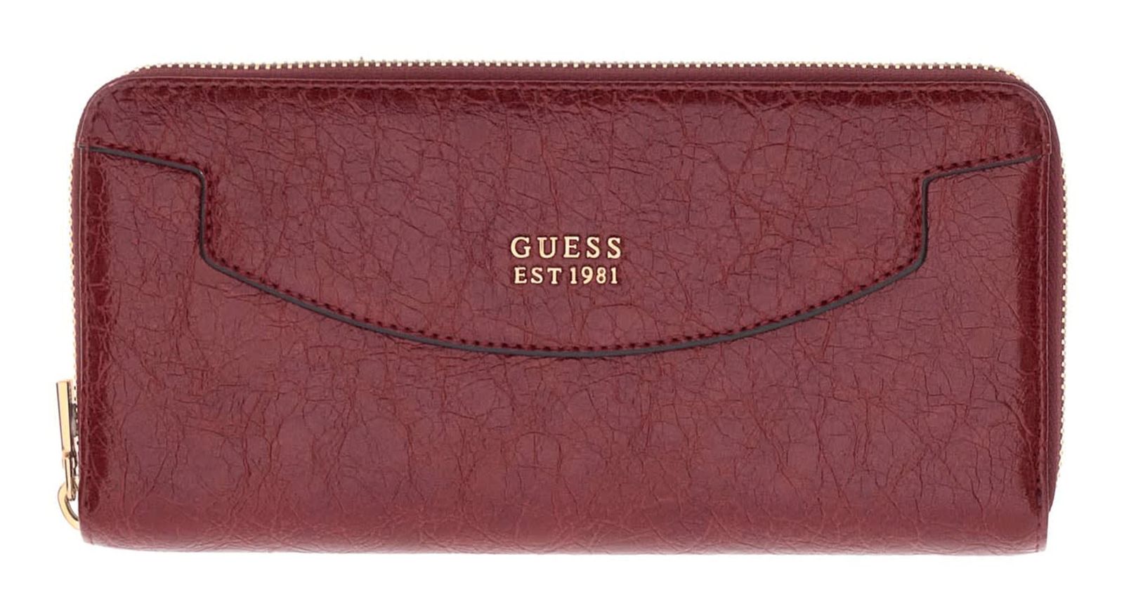 GUESS Antonia SLG Zip Around Wallet L Red