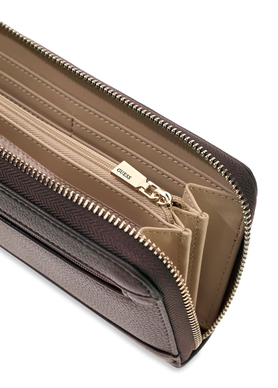 GUESS Melody SLG Zip Around Wallet L Brown GUESS Melody SLG Zip Around Wallet L Brown