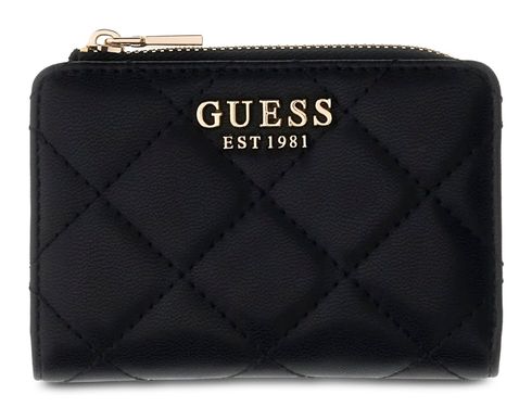 GUESS Juliet SLG Zip Around Card Case Black GUESS Juliet SLG Zip Around Card Case Black