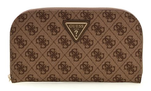 GUESS Adrian Logo Zip Around Organizer L Latte Logo