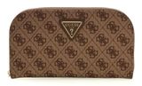 GUESS Adrian Logo Zip Around Organizer L Latte Logo