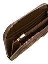 GUESS Adrian Logo Zip Around Organizer L Latte Logo