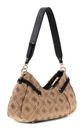 GUESS Dorothy Shoulder Bag Latte Logo / Black