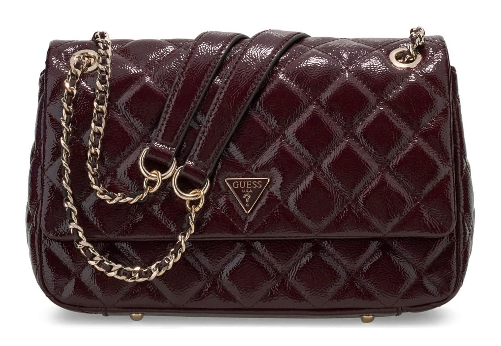 GUESS Juliet Convertible Xbody Flap Burgundy