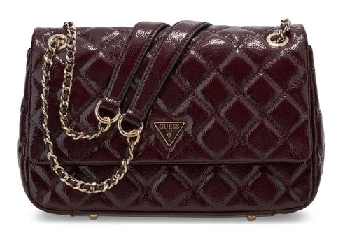 GUESS Juliet Convertible Xbody Flap Burgundy