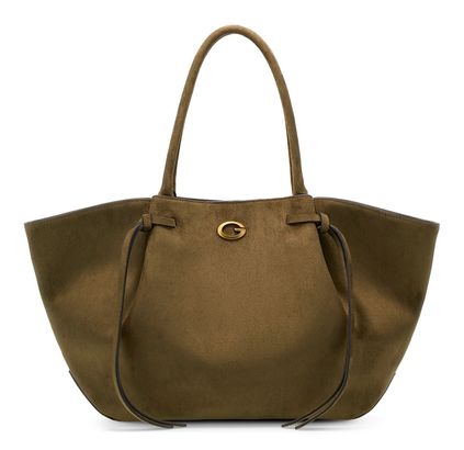 GUESS Allegra Girlfriend Tote Olive GUESS Allegra Girlfriend Tote Olive