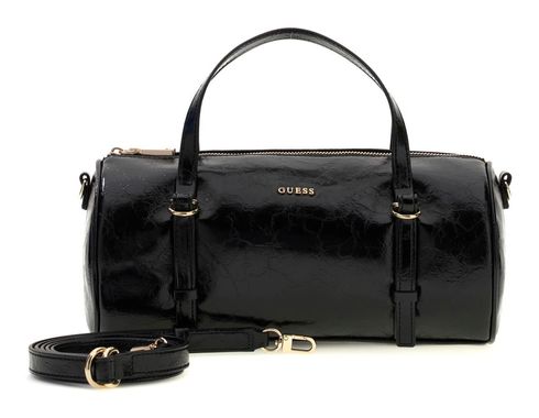 GUESS Taylor Mini Barrel Satchel Black GUESS Taylor Mini Barrel Satchel Black