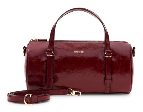 GUESS Taylor Mini Barrel Satchel Red