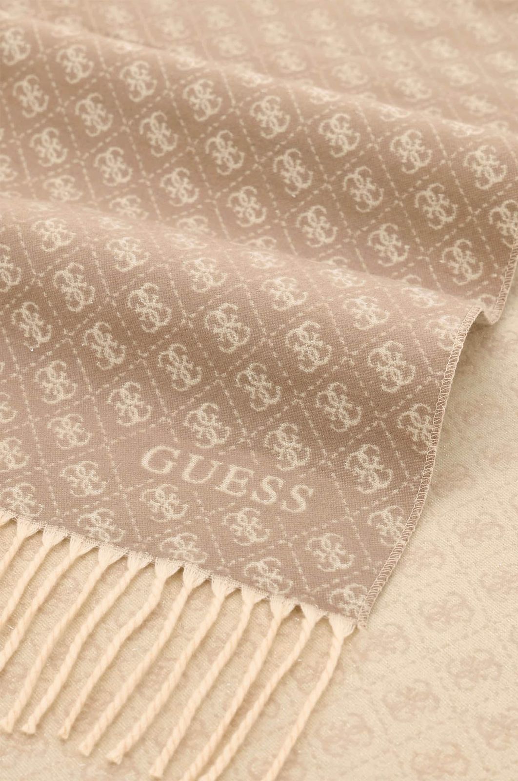 GUESS Scarf 60X180 Taupe Multi GUESS Scarf 60X180 Taupe Multi