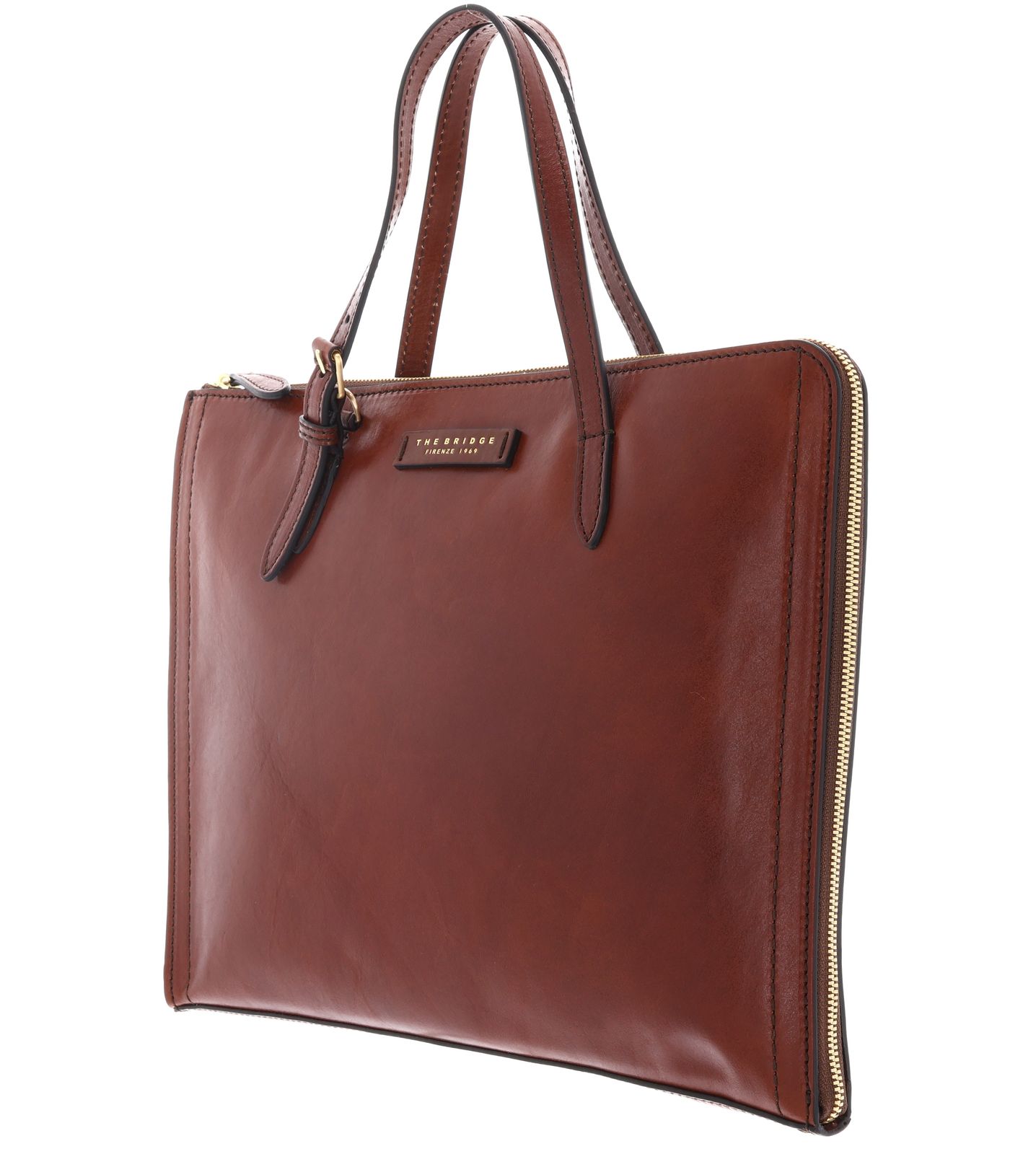 THE BRIDGE Monica Laptop Case Marrone 14 / Oro THE BRIDGE Monica Laptop Case Marrone 14 / Oro