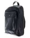 THE BRIDGE Mattia Backpack Nero / Palladio o Nickel
