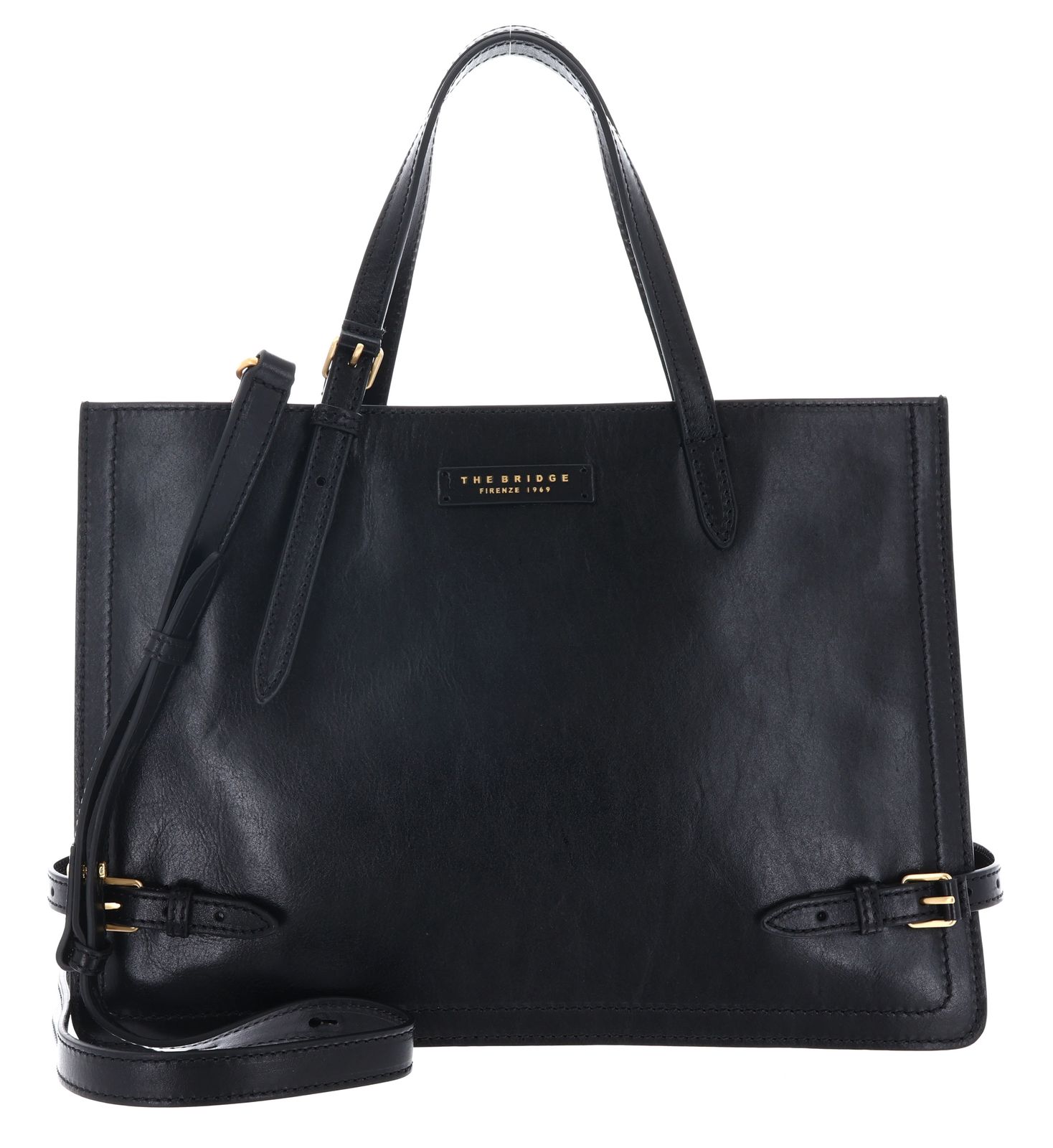 THE BRIDGE Monica Hand Bag Nero / Oro