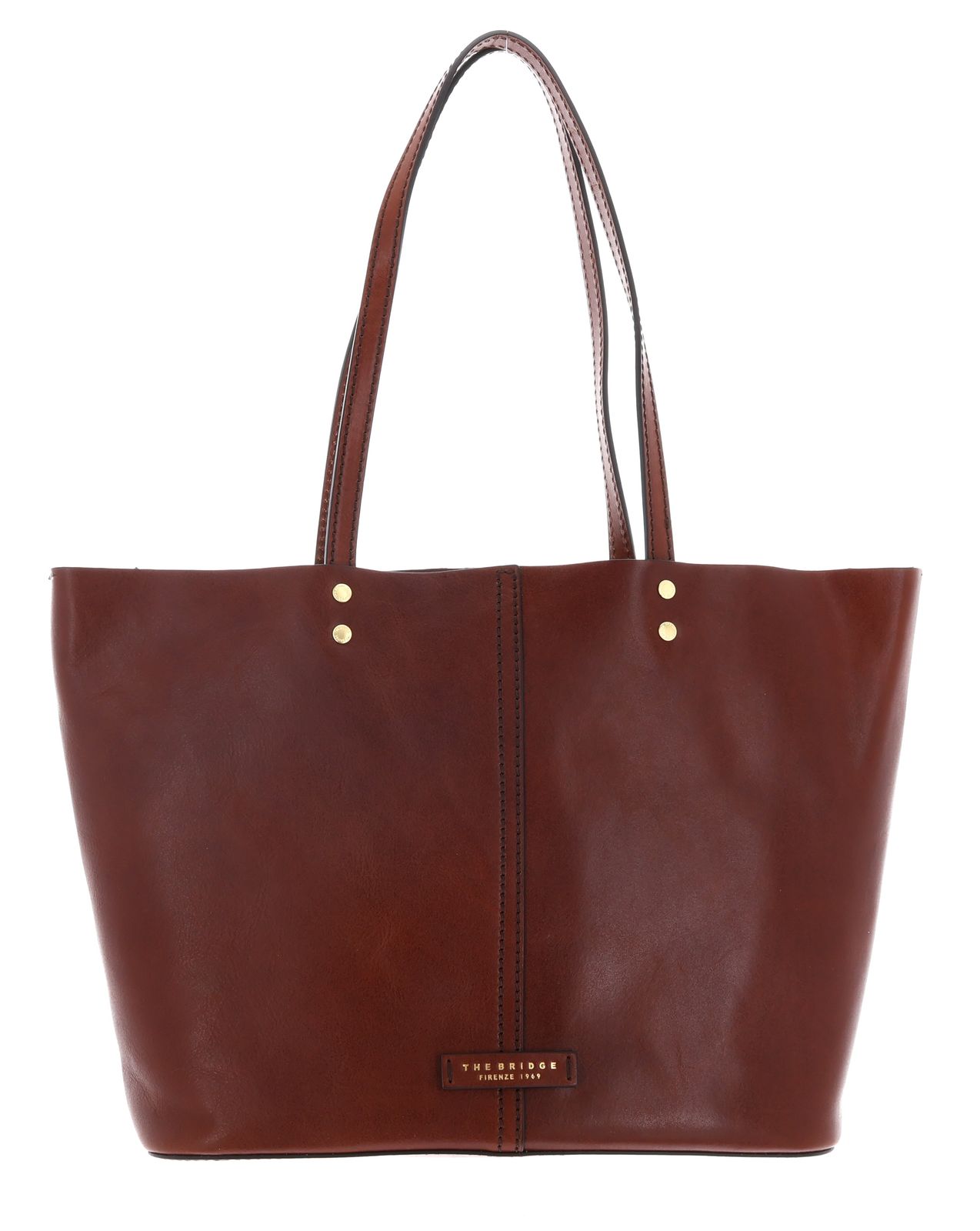 THE BRIDGE Lisa Shopping Bag Marrone 14 / Oro