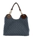 LIU JO Faiza Boston Satchel Bag M Blu Denim LIU JO Faiza Boston Satchel Bag M Blu Denim