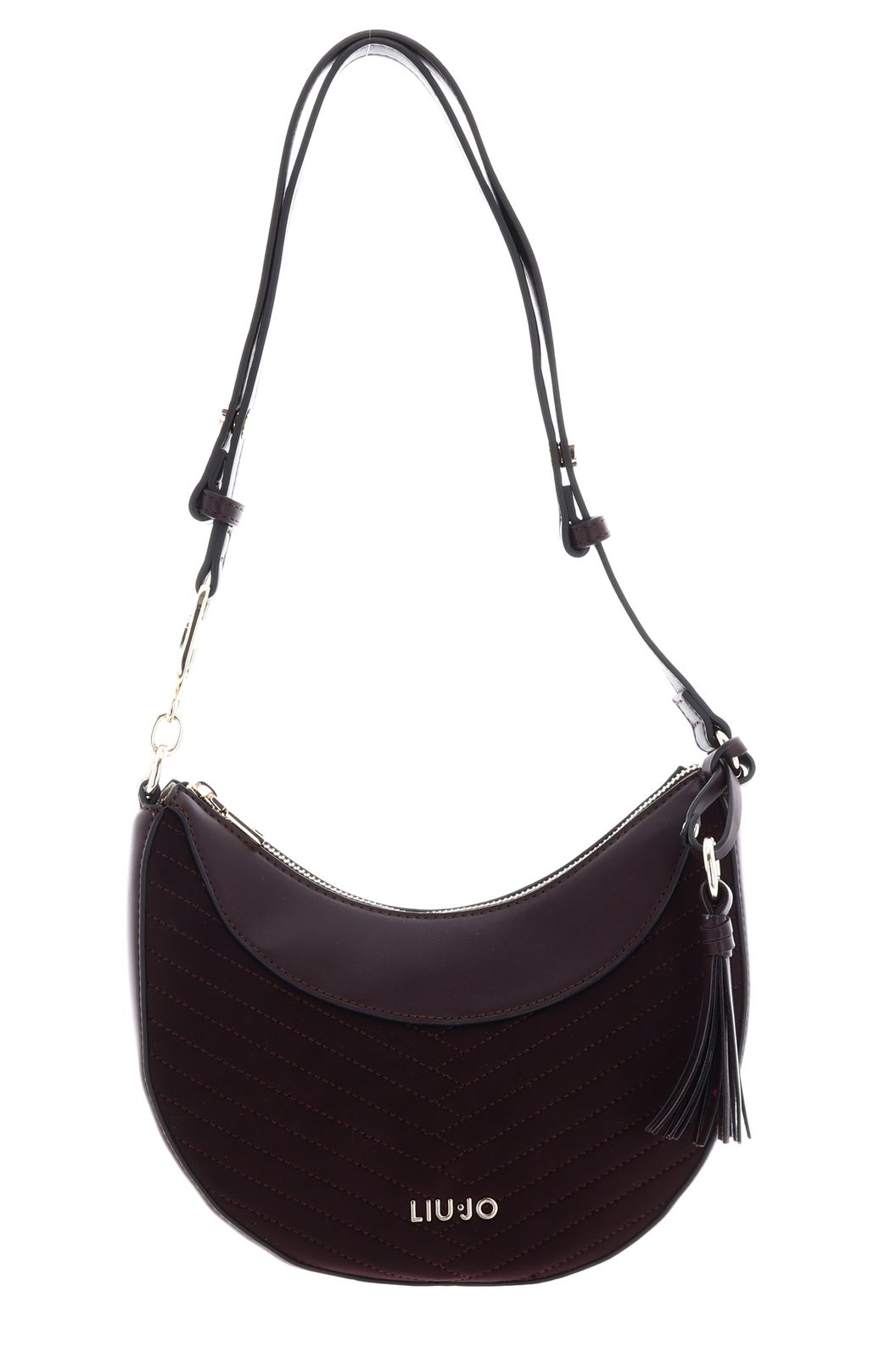 LIU JO Cirry Hobo Bag M Red Aubergine