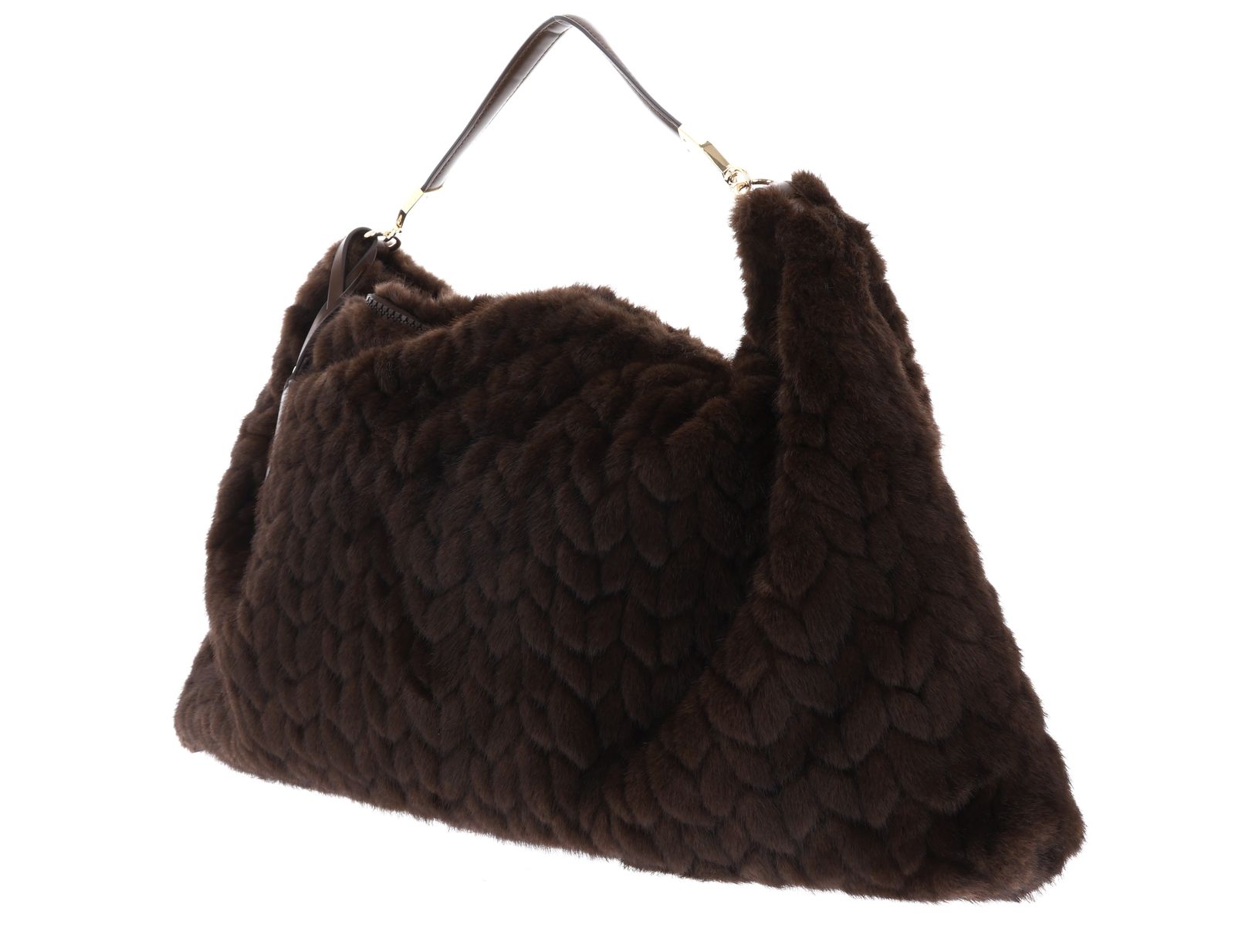 LIU JO Foulard Hobo Bag L Deep Brown LIU JO Foulard Hobo Bag L Deep Brown