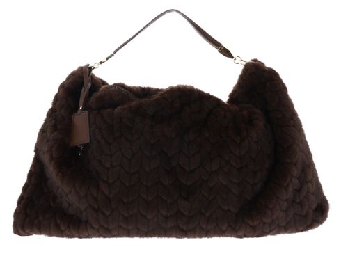 LIU JO Foulard Hobo Bag L Deep Brown LIU JO Foulard Hobo Bag L Deep Brown