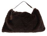 LIU JO Foulard Hobo Bag L Deep Brown LIU JO Foulard Hobo Bag L Deep Brown