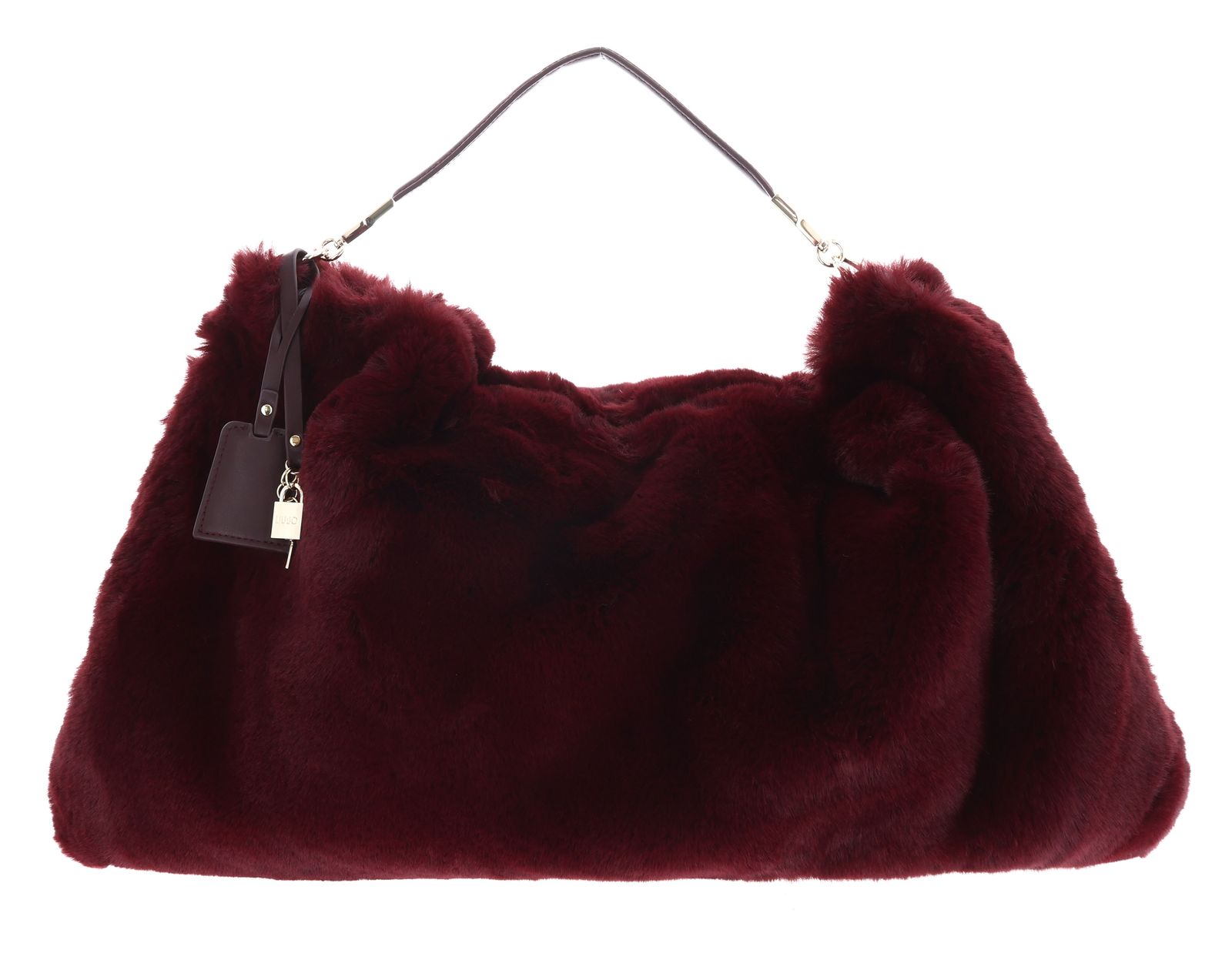 LIU JO Foulard Hobo Bag L Red Aubergine