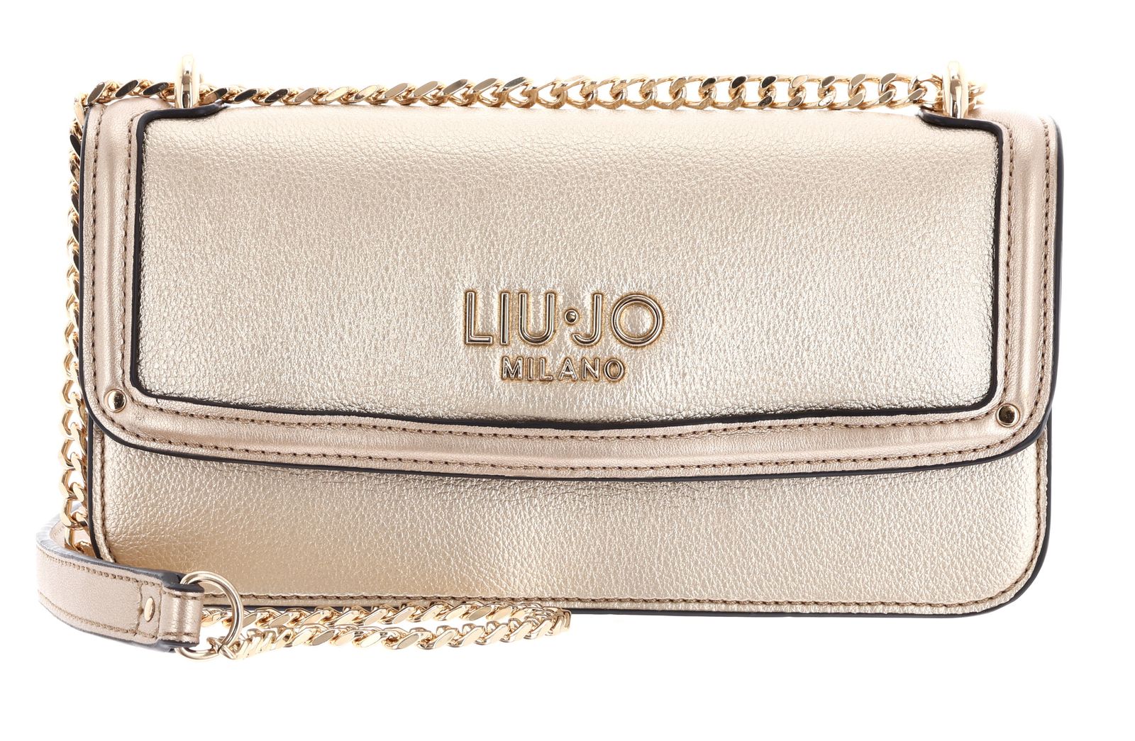 LIU JO Evrim Crossbody Bag East / West S Light Gold