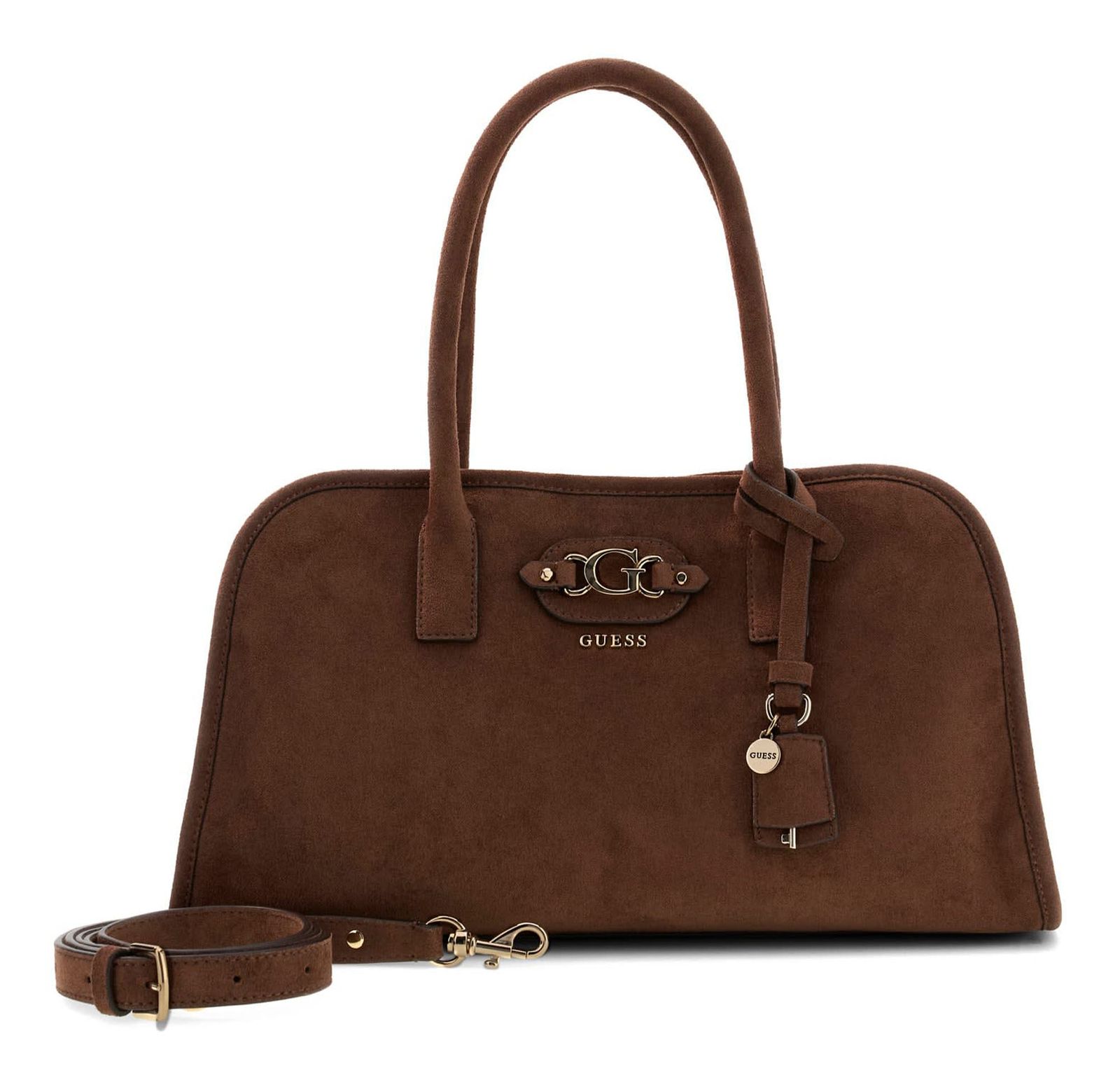 GUESS Samantha Girlfriend Satchel Brown