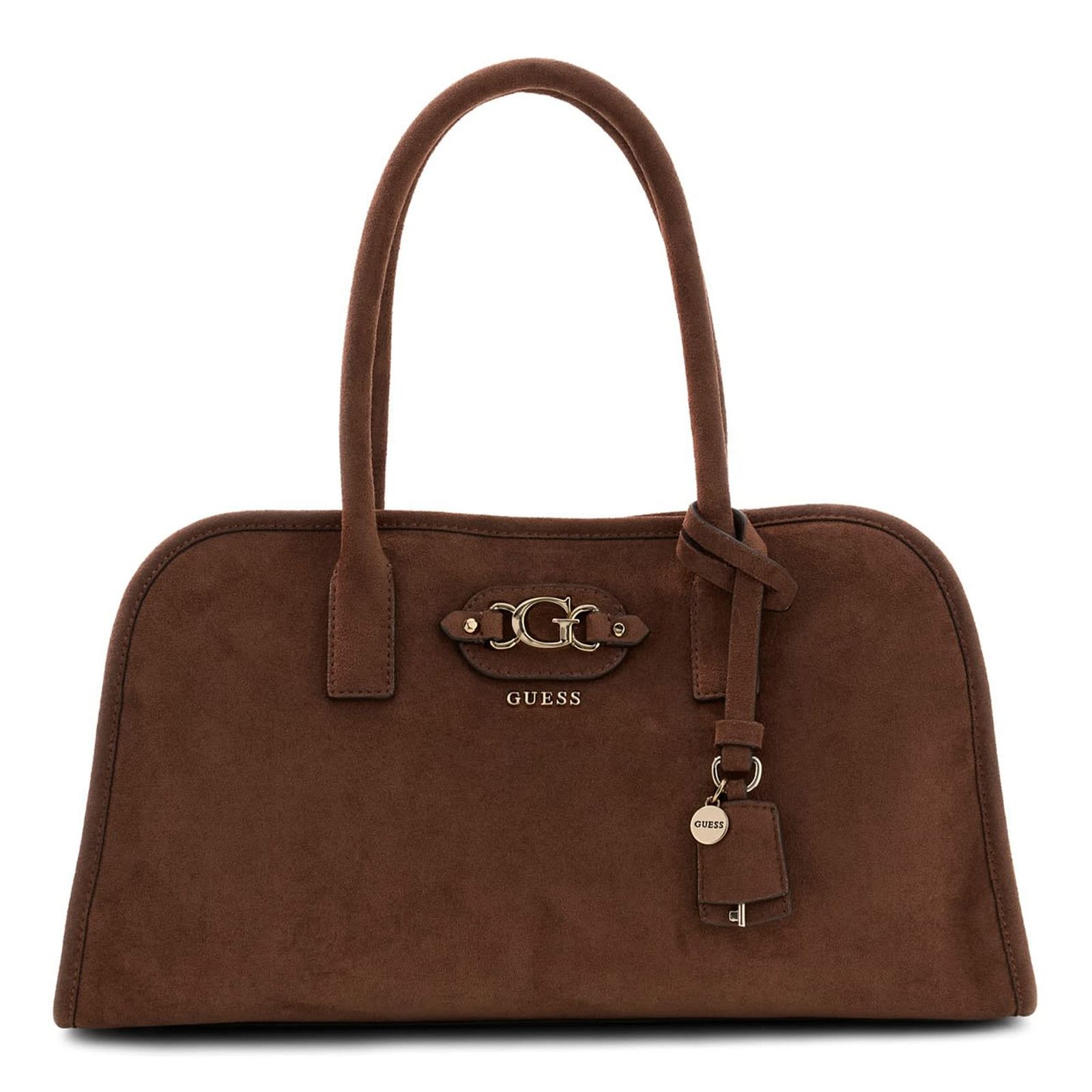 GUESS Samantha Girlfriend Satchel Brown GUESS Samantha Girlfriend Satchel Brown