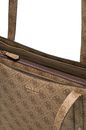 GUESS Brenton Top Zip Tote Latte Logo GUESS Brenton Top Zip Tote Latte Logo