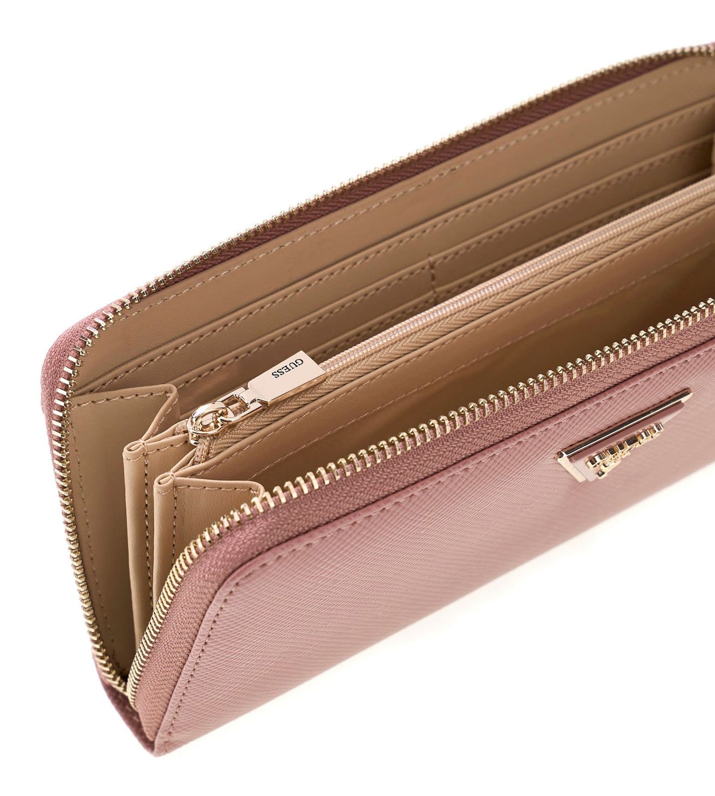 GUESS Laurel II Large Zip Around Wallet L Rosewood GUESS Laurel II Large Zip Around Wallet L Rosewood