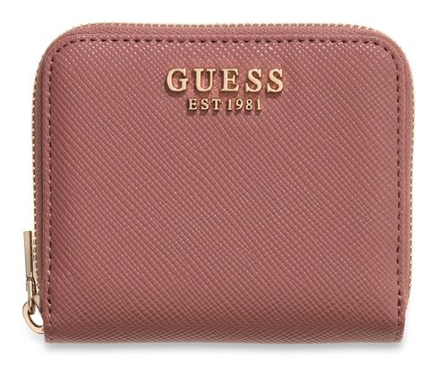 GUESS Laurel II SLG Small Zip Around Wallet S Rosewood