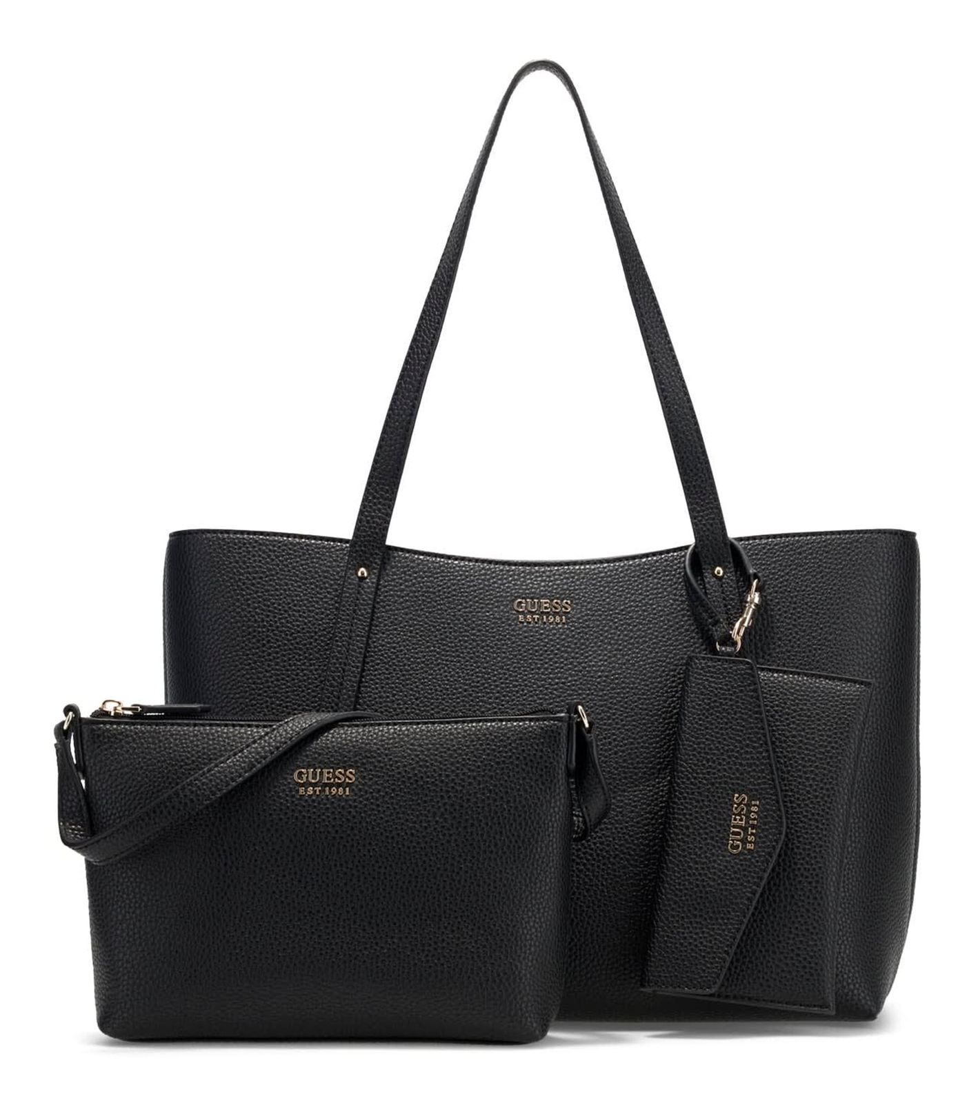 GUESS Brenton Top Zip Tote Black