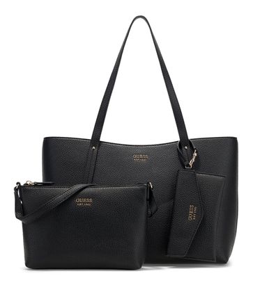 GUESS Brenton Top Zip Tote Black GUESS Brenton Top Zip Tote Black
