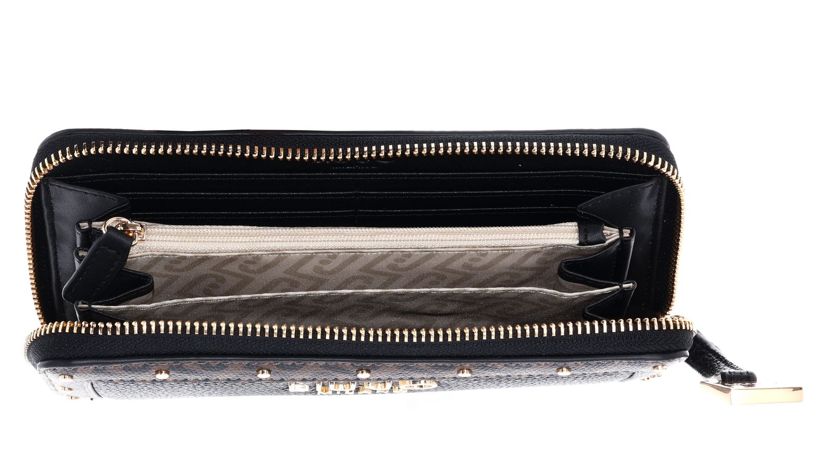 LIU JO Ilyana Zip Around Wallet XL Nero LIU JO Ilyana Zip Around Wallet XL Nero