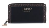 LIU JO Ilyana Zip Around Wallet XL Nero LIU JO Ilyana Zip Around Wallet XL Nero