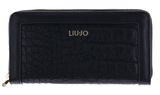 LIU JO Kaliska ECS Zip Around Wallet XL Nero LIU JO Kaliska ECS Zip Around Wallet XL Nero