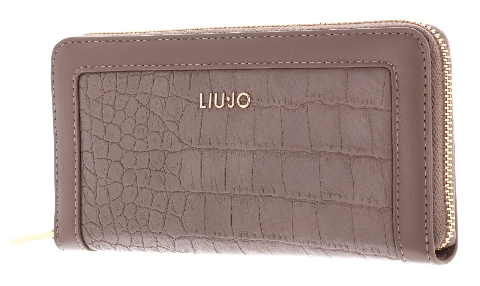 LIU JO Kaliska ECS Zip Around Wallet XL Mocha