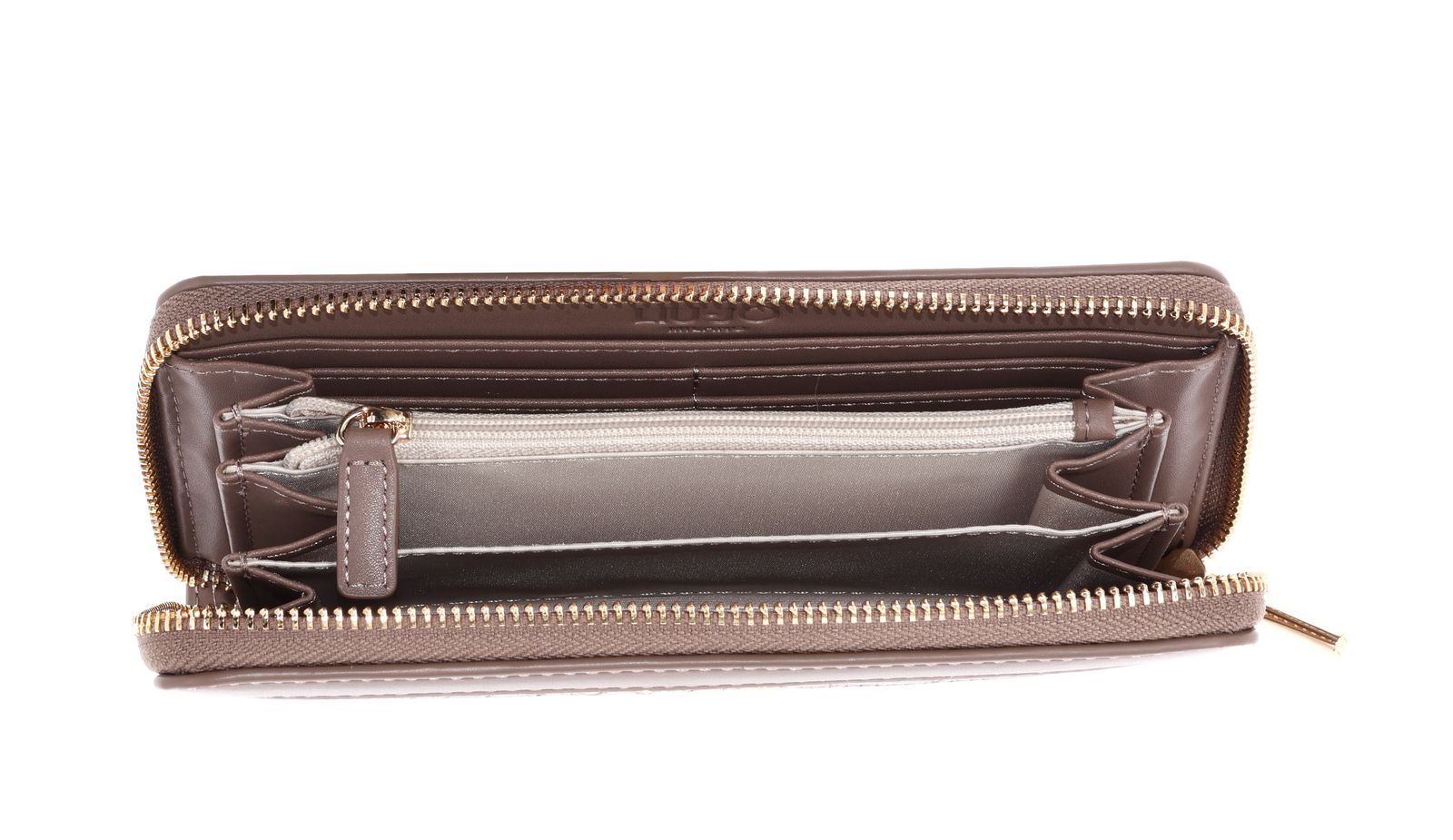 LIU JO Kaliska ECS Zip Around Wallet XL Mocha LIU JO Kaliska ECS Zip Around Wallet XL Mocha