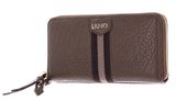 LIU JO Tilde Zip Around Wallet XL Dark Mocha LIU JO Tilde Zip Around Wallet XL Dark Mocha