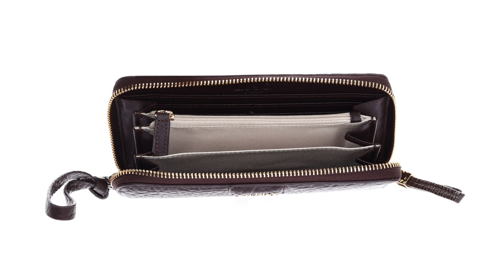 LIU JO Tilde Zip Around Wallet XL Red Aubergine LIU JO Tilde Zip Around Wallet XL Red Aubergine