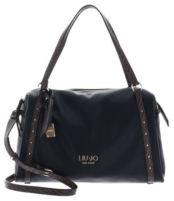 LIU JO Ilyana ECS Boston Satchel M Nero