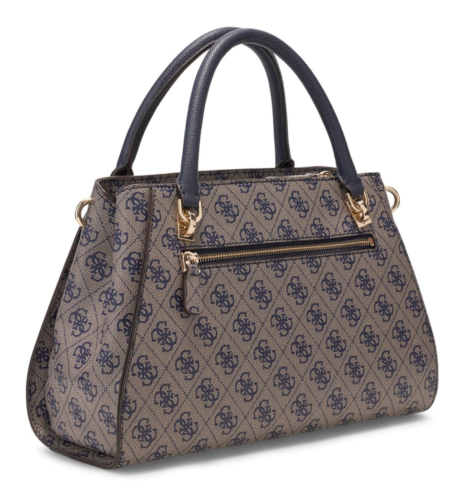 GUESS Noelle II Luxury Satchel Midnight Logo GUESS Noelle II Luxury Satchel Midnight Logo