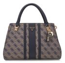 GUESS Noelle II Luxury Satchel Midnight Logo GUESS Noelle II Luxury Satchel Midnight Logo
