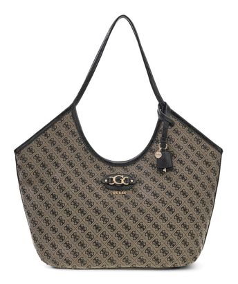 GUESS Samantha Girlfriend Tote Black Logo