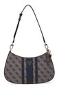 GUESS Noelle II Top Zip Shoulder Bag Midnight Logo GUESS Noelle II Top Zip Shoulder Bag Midnight Logo