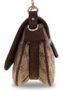 GUESS Samantha Flap Shoulder Bag Latte Logo / Brown GUESS Samantha Flap Shoulder Bag Latte Logo / Brown
