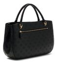 GUESS Carmella Girlfriend Satchel Black Logo GUESS Carmella Girlfriend Satchel Black Logo