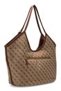 GUESS Samantha Girlfriend Tote Latte Logo / Brown GUESS Samantha Girlfriend Tote Latte Logo / Brown