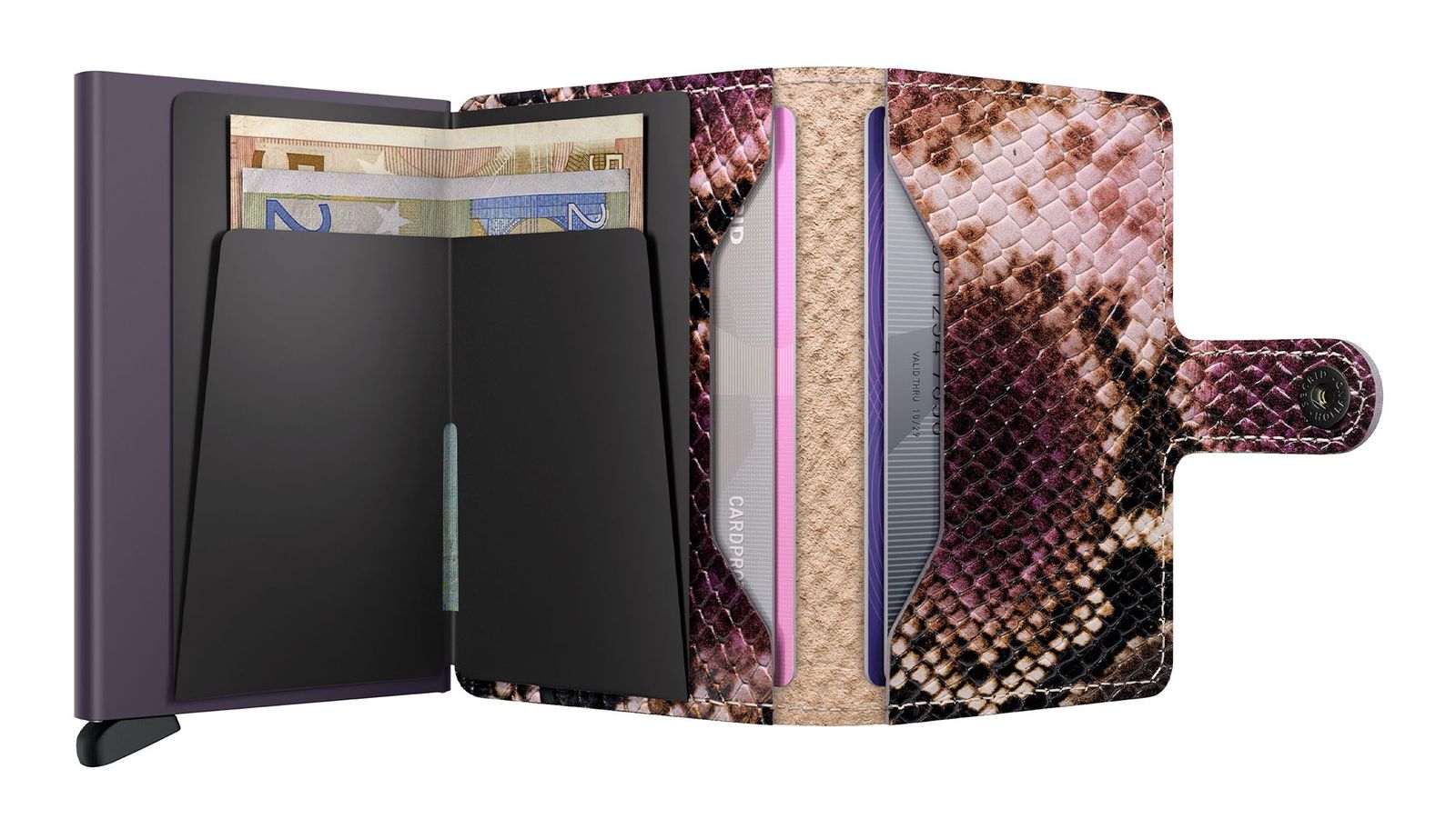 Secrid Miniwallet Serpent Purple Secrid Miniwallet Serpent Purple