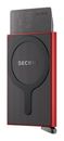 Secrid Premium Cardprotector+ Fluted For MagSafe Red Secrid Premium Cardprotector+ Fluted For MagSafe Red