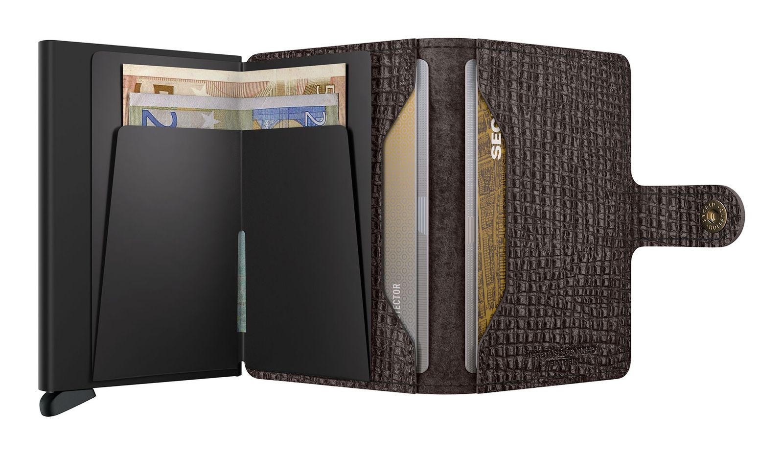 Secrid Miniwallet Palmellato Brown Secrid Miniwallet Palmellato Brown